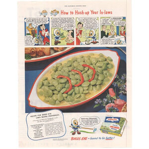 BirdsEye / Chevrolet Magazine Advertisement Vintage Original 1950s